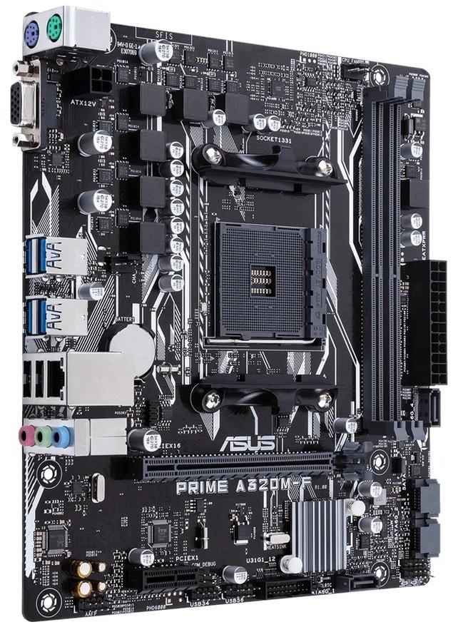 ASUS PRIME A320M-F Motherboard