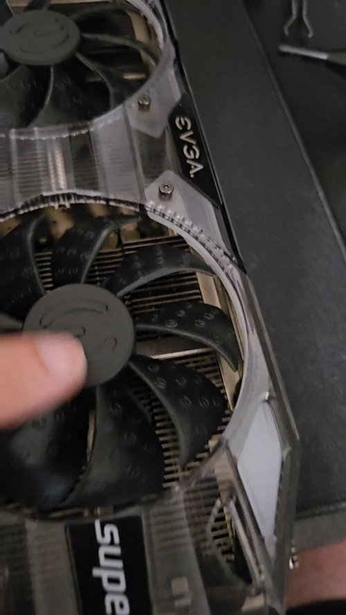 Check the GPU Fan Bearings